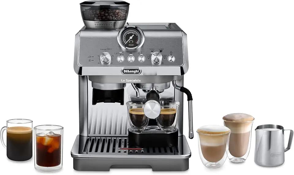 De'Longhi La Specialista Arte Evo Espresso Machine with Coffee Grinder