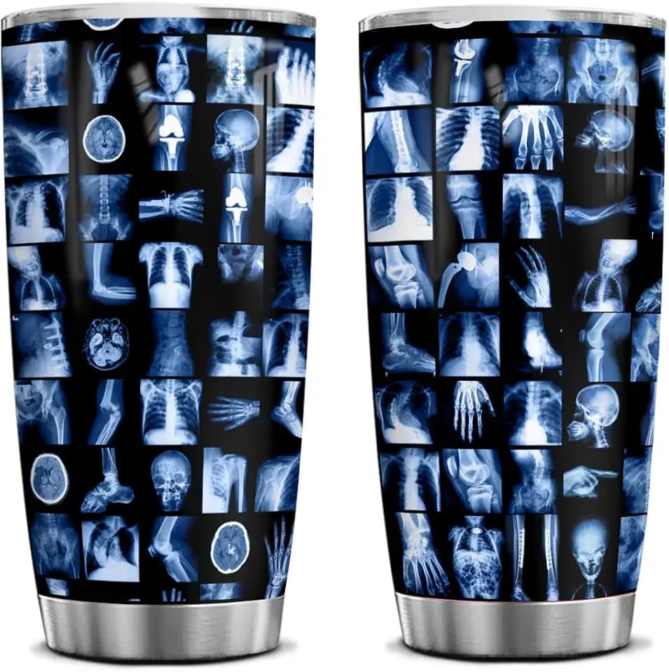 4LIEUBASMI Radiology Assistant Radiologist Rad Tech 20 Oz Tumbler, Xray Gift Bulk, Radiology Tech Gifts, Xray Gifts For Women Coffee Mugs, SS Medical Tech Assistant Mug, Gift for RDMS