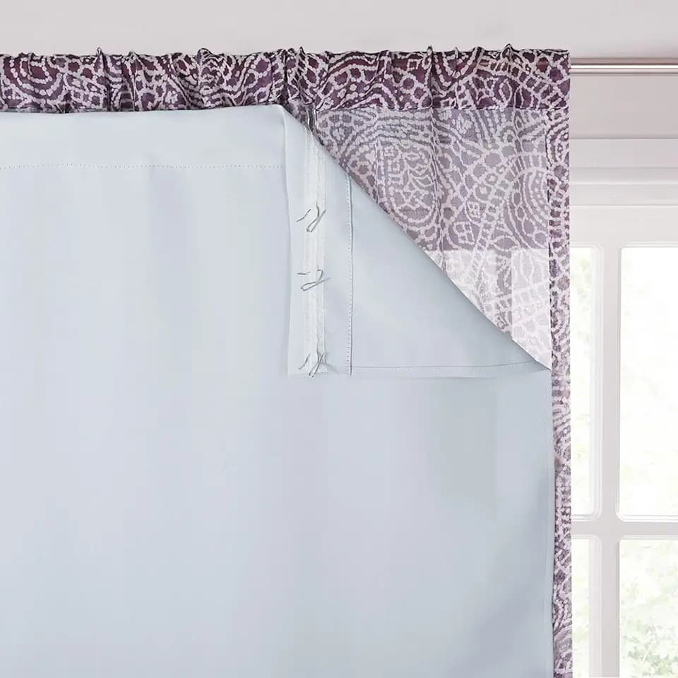 KGORGE Blackout Curtains Liners for L 60" Drapes for Bedroom Living Room
