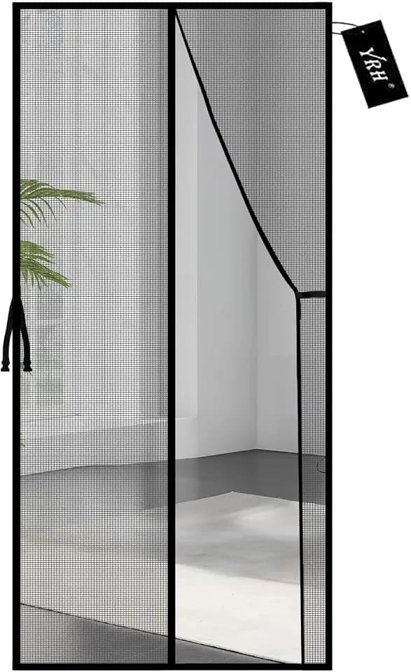 YRH Fiberglass Magnetic Screen Door (Screen Itself Size:34x80 Inch)