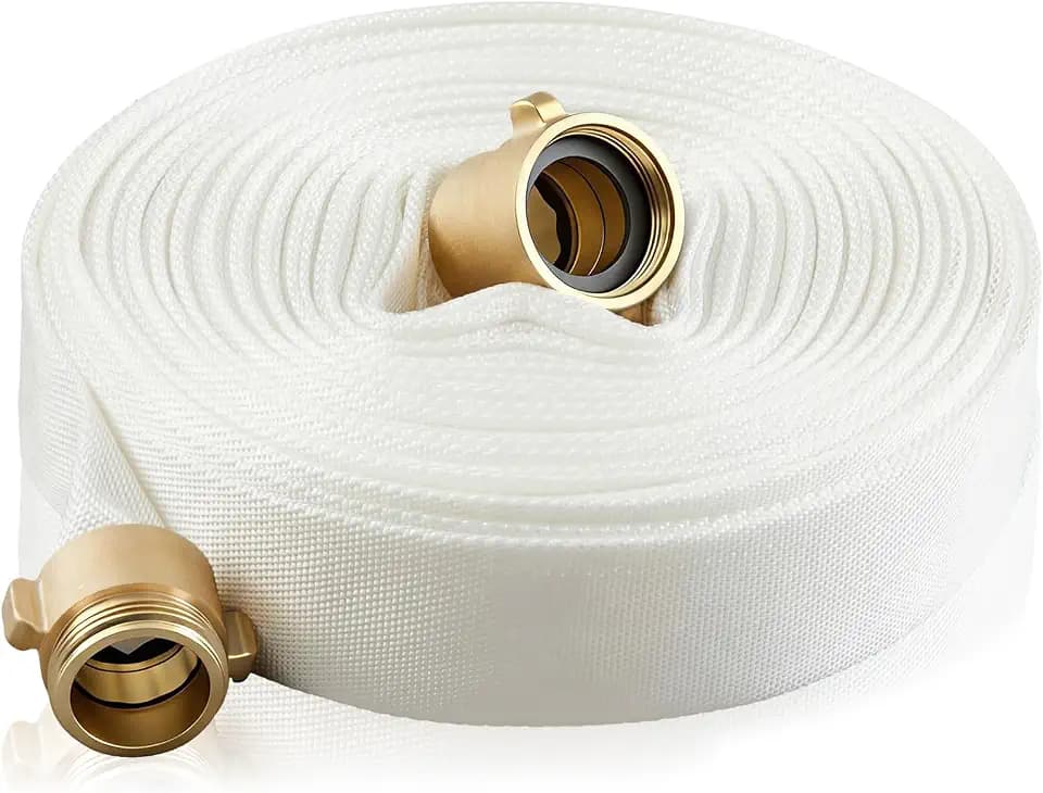 Tellegloww Fire Hose 1-1/2" ID X 100 FT Double TPU Firefighter Hose