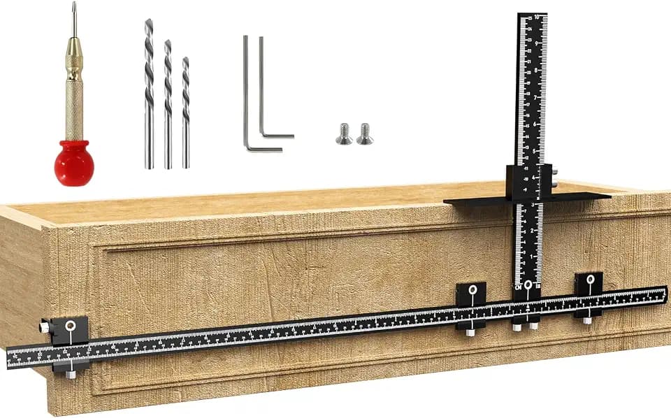 Extended Cabinet Hardware Jig Kit, 32-inch & 16-inch Detachable MAX