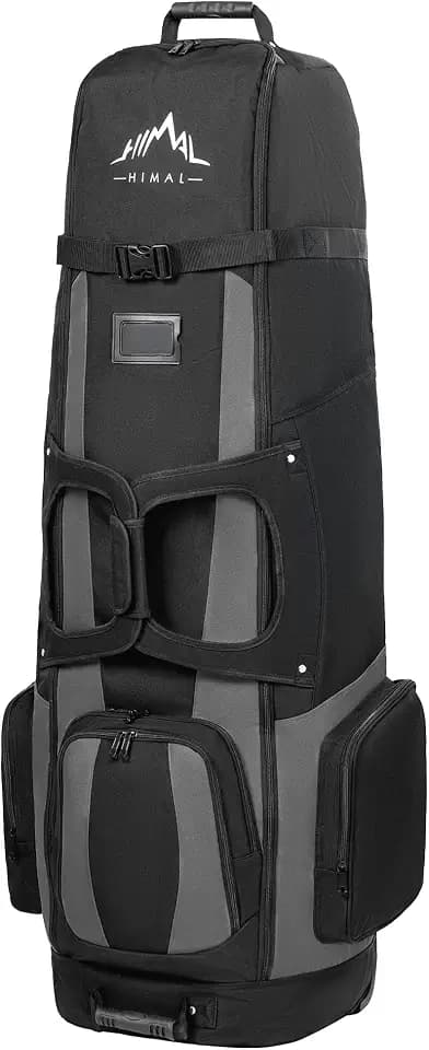 uniHimal Soft-Sided Golf Travel Bag with Wheels, 900D Oxford