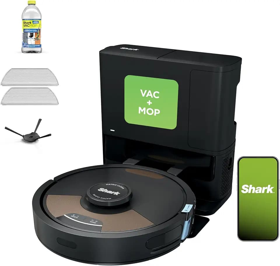 Shark Matrix Plus Robot Vacuum & Mop Combo, 60-Day Self-Empty, AV2613WA