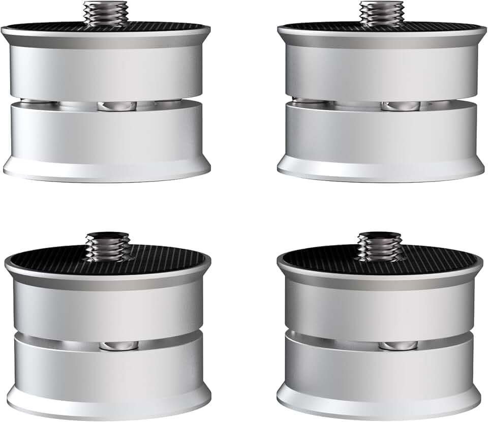 Monosaudio SP3924S HiFi Isolationsfüße, 4 Stück, Aluminium