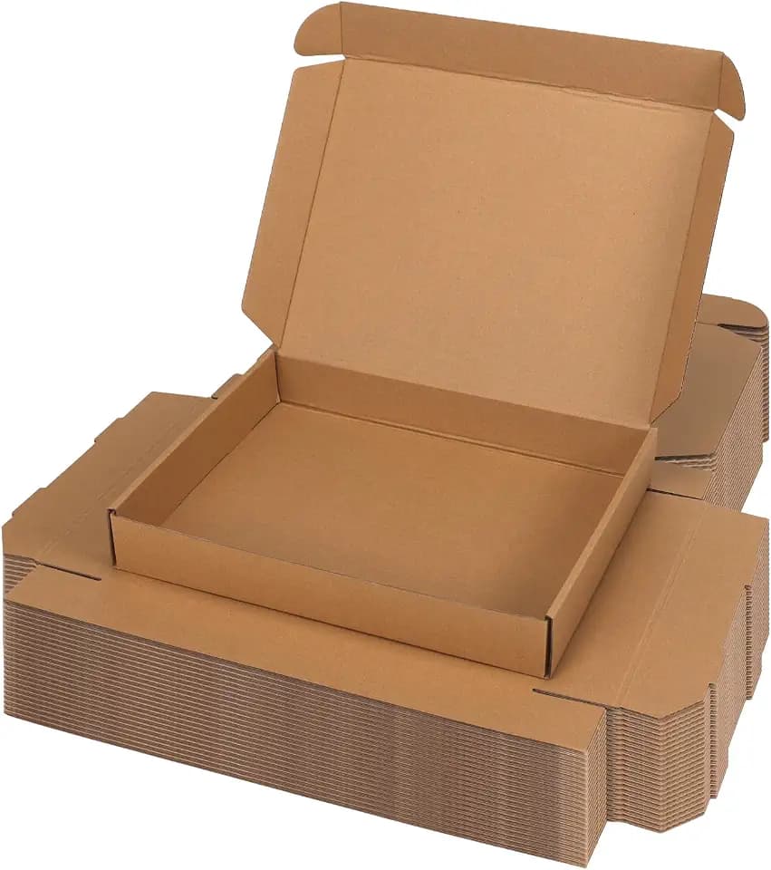 13x10x2 inch Cardboard Shipping Box, Set of 30 Mailer Boxes, Brown