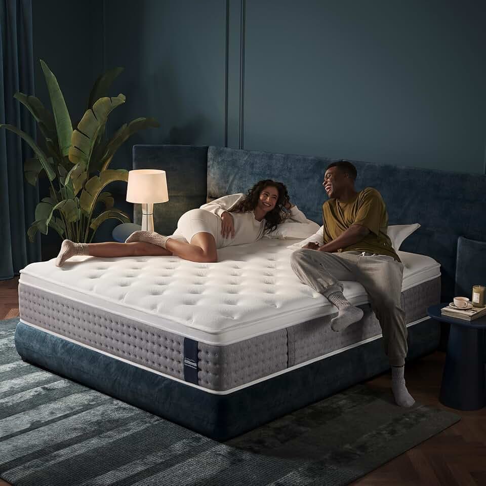 DSOUL King Mattress, 14 Inch Medium Firm Hybrid with Motion Isolation
