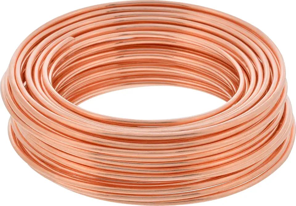 Hillman Solid Copper Hobby and Craft Wire, 20 lb, 16 Gauge x 25 Feet