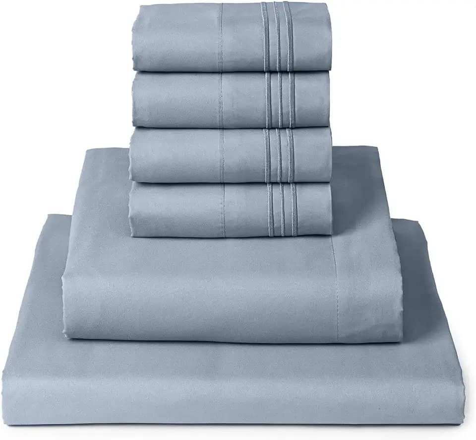 Mellanni Queen Sheet Set - 6-Piece Iconic Collection Bedding