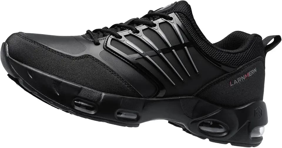LARNMERN Men Kitchen Footwear Non Slip Shoes Work Waterproof