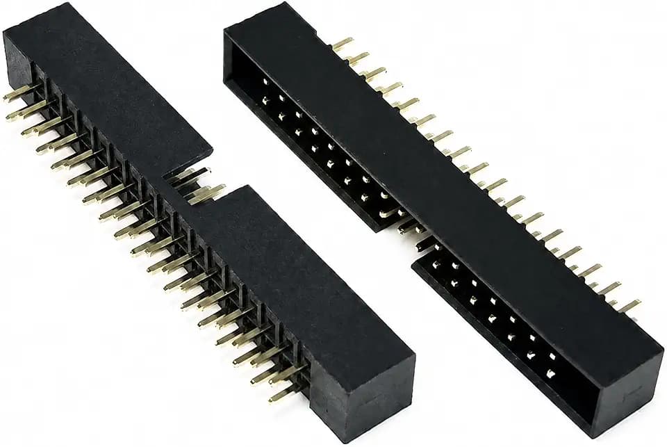 MTCELL 5 Pcs IDC Box Header Straight 34 Pin 2.0mm Pitch