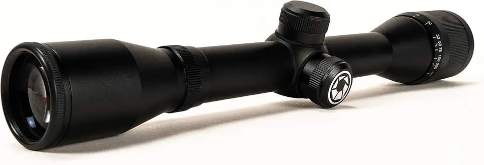 Barska Airgun Riflescope – Adjustable Objective Scope – Waterproof, Fogproof, Shockproof – Fully Coated Optics with Scope Caps for Precision Shooting