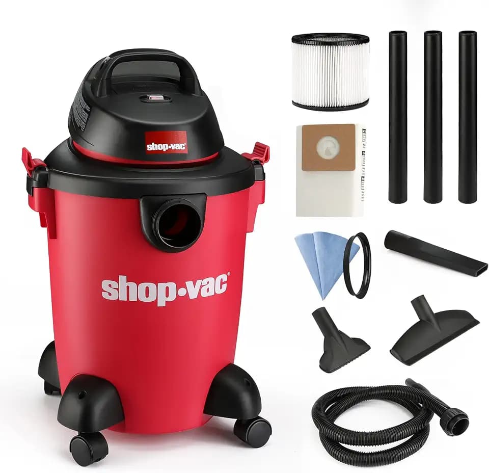 Shop-Vac 6 Gallon 3.0 Peak HP Wet/Dry Vacuum, 3 in 1 Function - 5971636