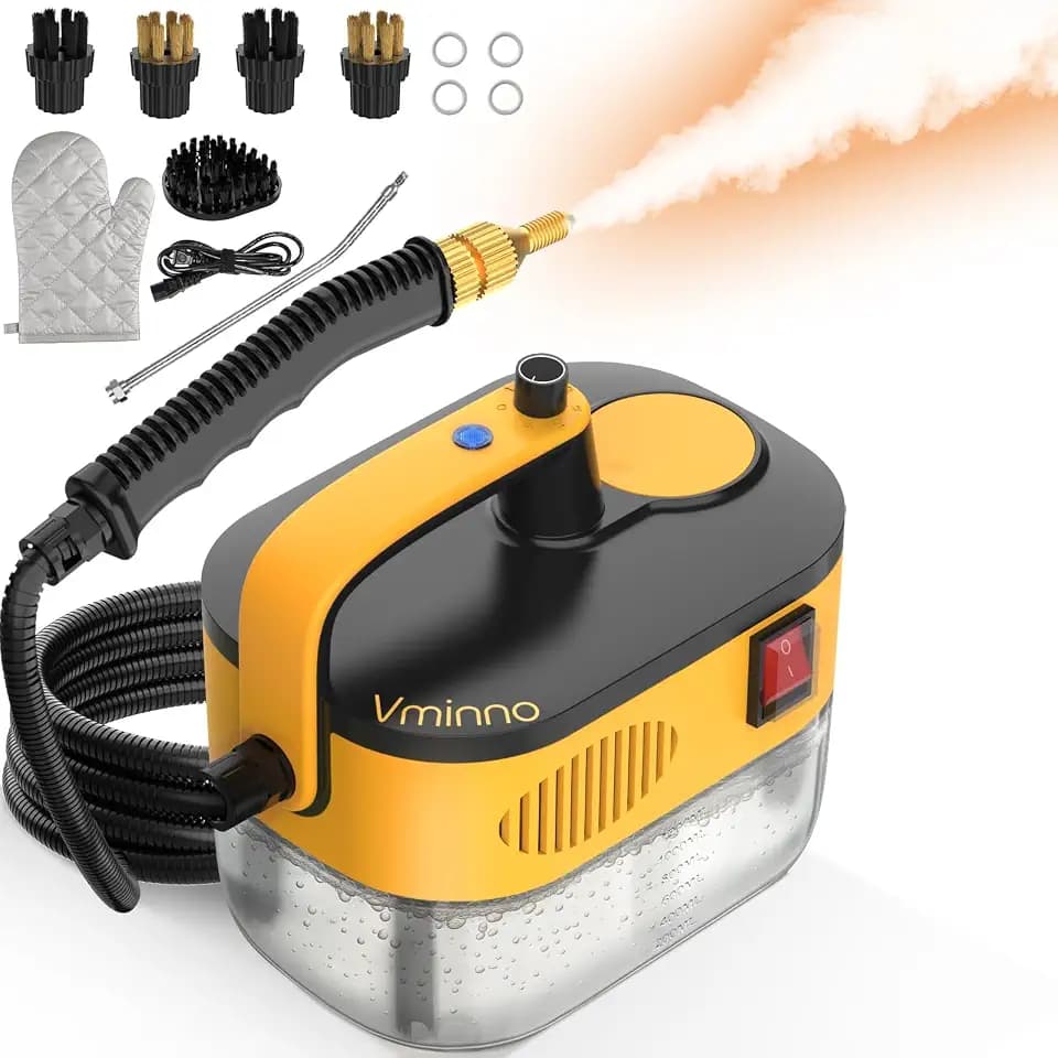 Steam Cleaner, 15s Fast Heat-Up Handheld Steam Cleaner for Home & Car