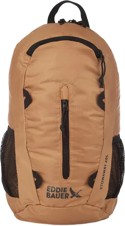 Eddie Bauer Stowaway Packable Backpack - Tobacco, 20L
