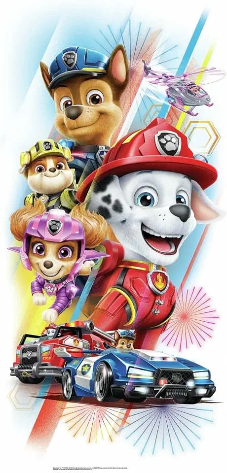 Paw Patrol Movie Peel and Stick Giant Wall Decals by RoomMates