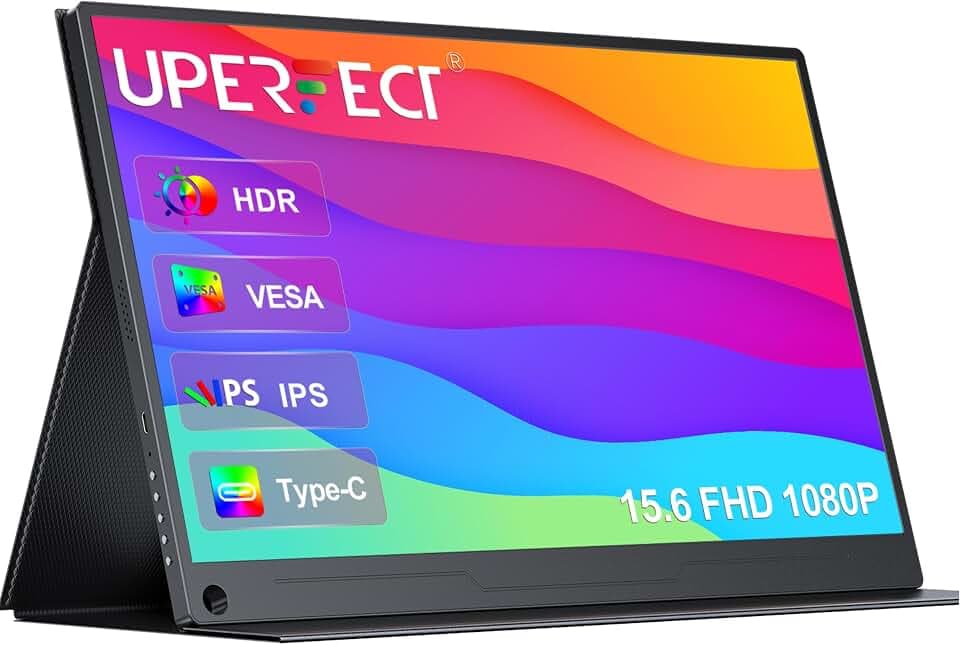 UPERFECT Tragbarer Monitor - Die Britische Version, Nur Mit Uk-Stecker Erhältlich (UK Plug)