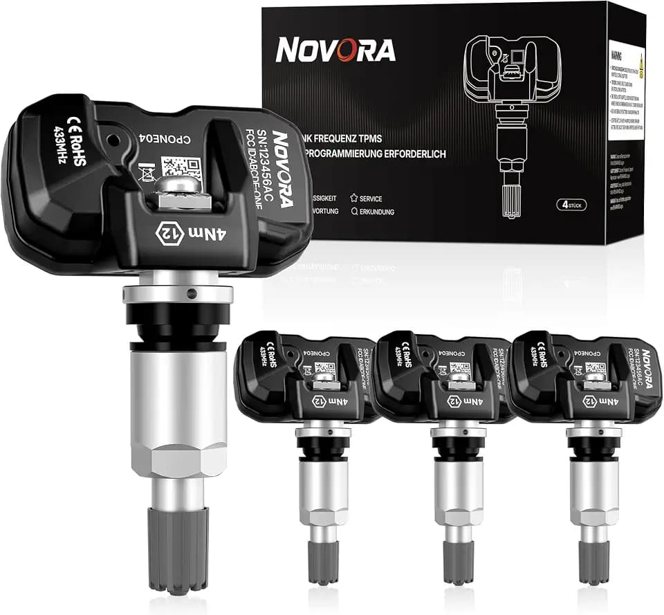 4 Stück TPMS Reifendrucksensor RDKS Sensoren 433 MHz Vorprogrammiert