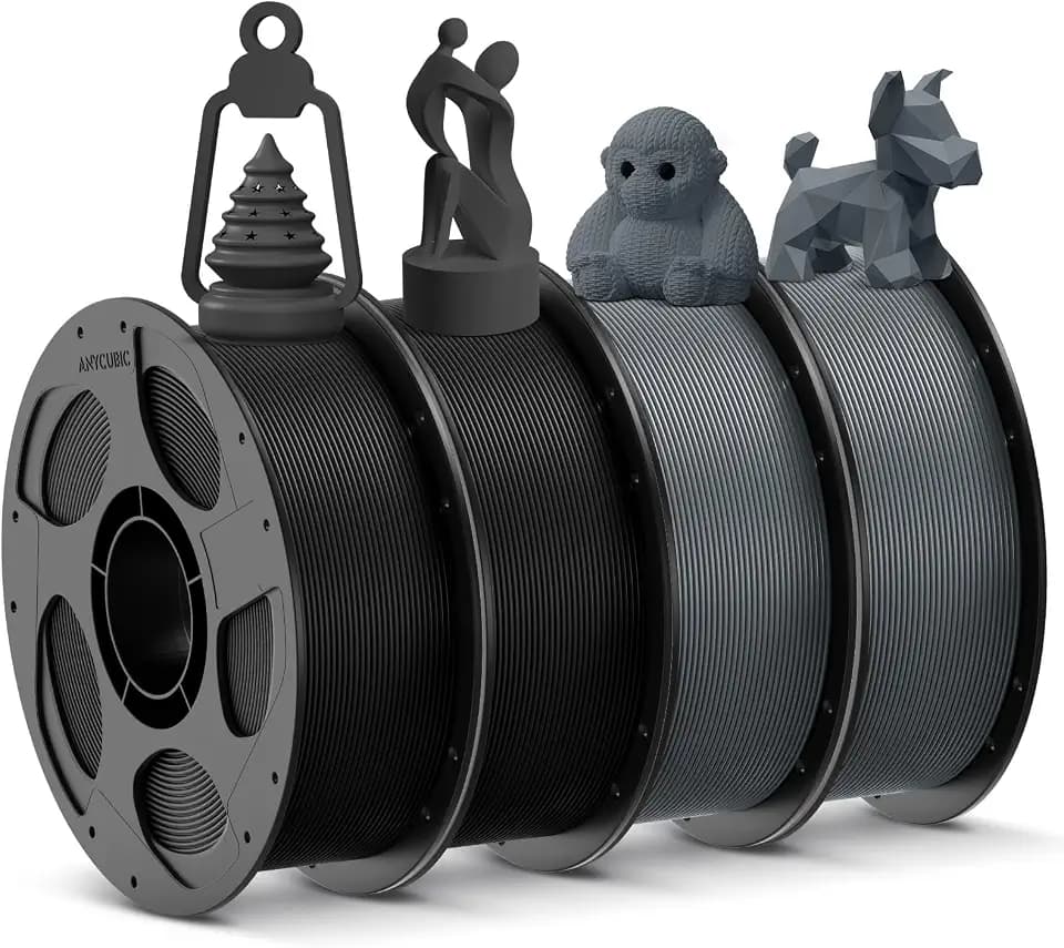 ANYCUBIC 3D Printer Filament Multicolor PLA Bundle 4KG
