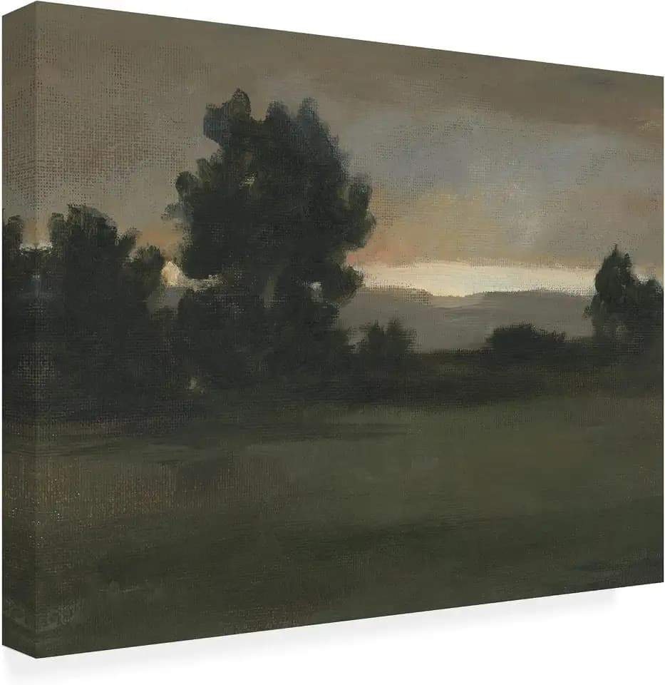 Wrapped Canvas Wall Art - Ethan Harper 'Dramatic Sunset I' Wall Art for Living Room, Bedroom, or Office Décor - 35x47