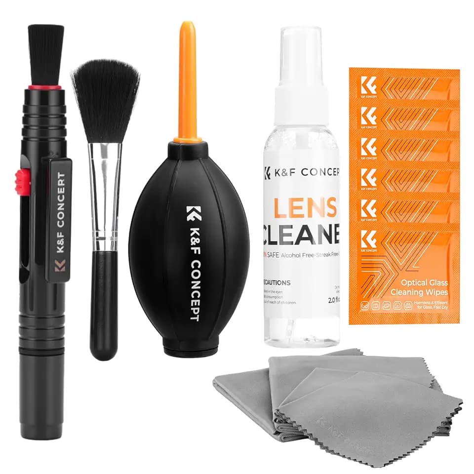 K&F CONCEPT 15-in-1 Kamera-Reinigungsset für Objektiv & Filter