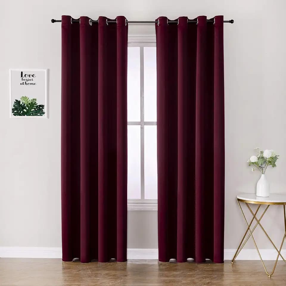 ChrisDowa Blackout Curtains for Bedroom and Living Room 84 Inches Long