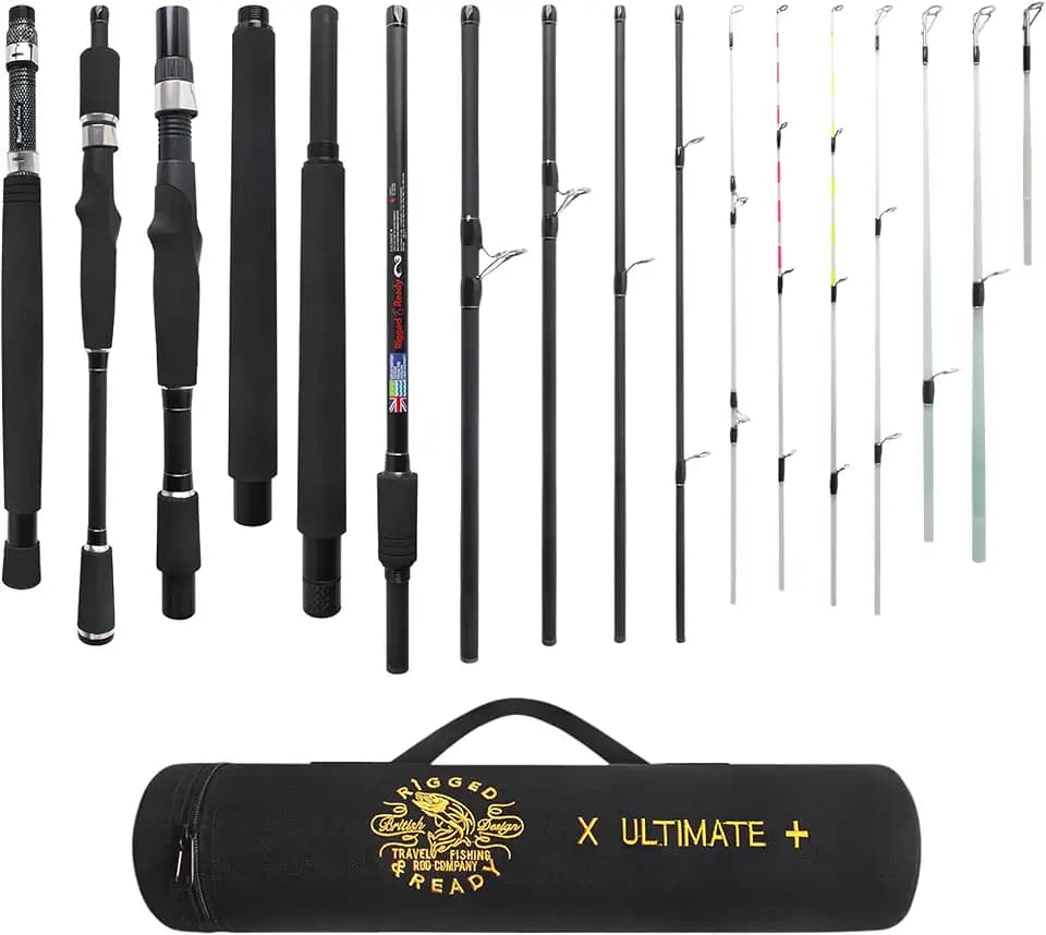 Rigged & Ready X Series™ Travel Fishing Rods. 6 Super Compact Combos & Rods