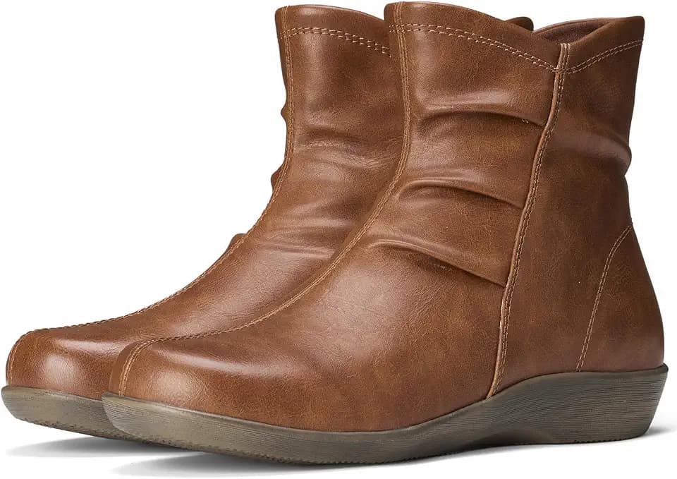 Women's Ankle Boots, Flat Booties Casual Short Boots