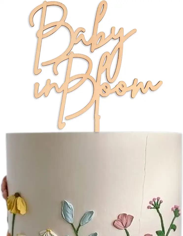Baby in Bloom Cake Topper