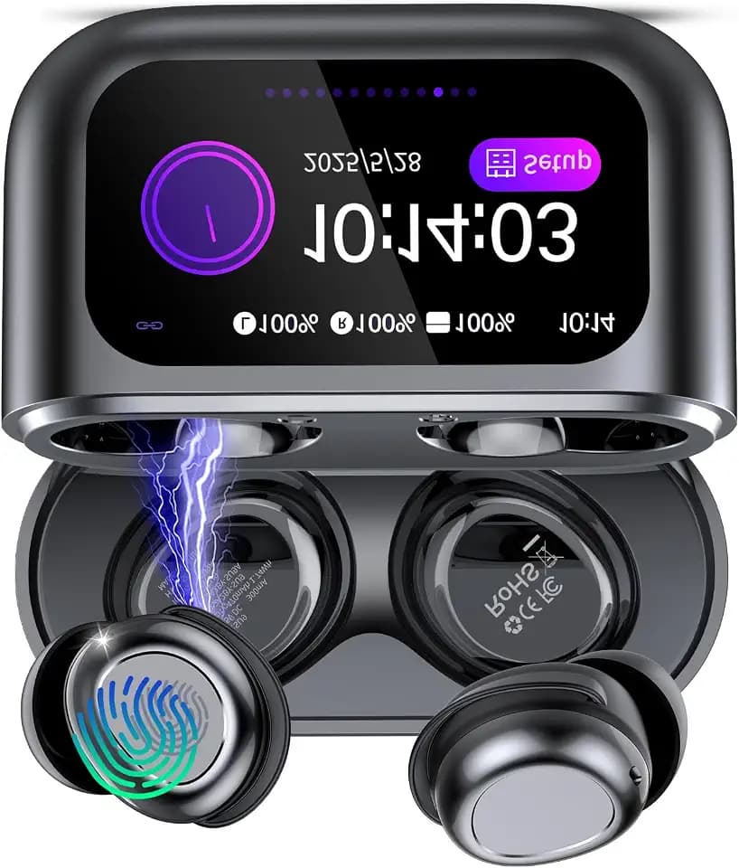 Bluetooth Kopfhörer In Ear, 48H Schlafkopfhörer Seitenschläfer Touchscreen