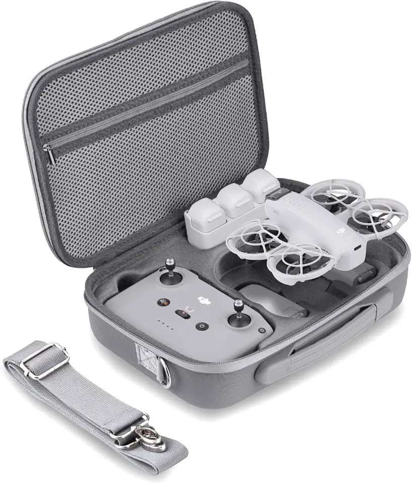 BRDRC Neo Tasche, Wasserdichtes Koffer Tragbare für DJI Neo Fly More Combo Tragetasche Reisetasche für RC-N3 Drohne Zubehör (Not for Neo 2)