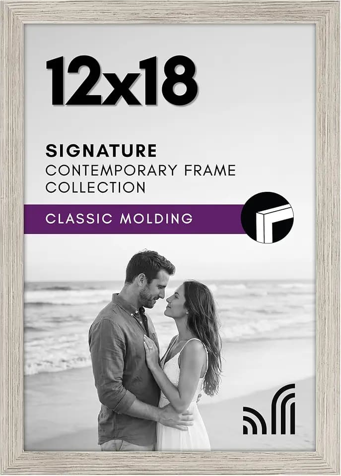 Americanflat 12x18 Picture Frame - Engineered Wood - Driftwood