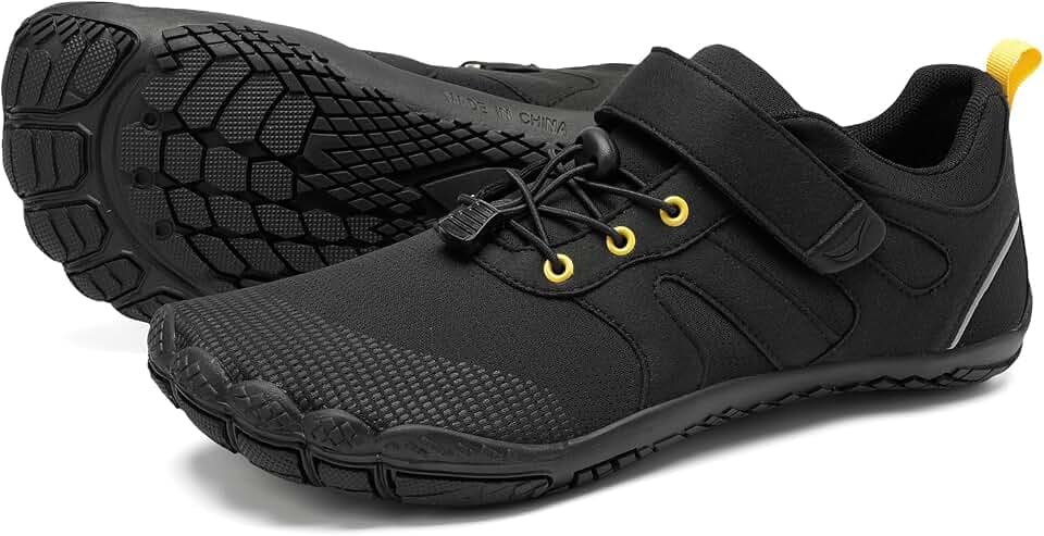 Grand Attack Men's Barefoot Shoes|Minimalist Cross-Trainer|Zero Drop Sole|Wide Toe Box