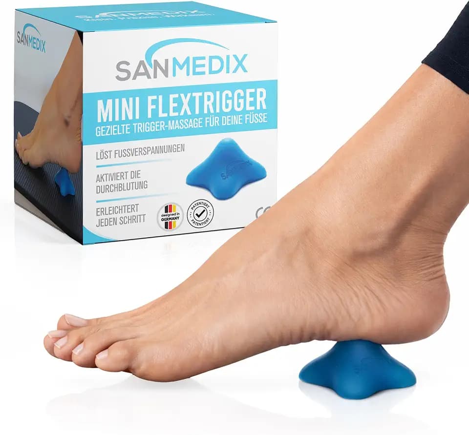 Mini Fußtrigger – Triggerpunkt Drücker für Füße, kompaktes Fussmassagegerät für gezielte Fußmassage bei Plantarfasziitis & Fersensporn