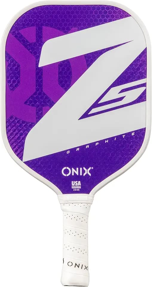 Onix Z5 Graphite Carbon Fiber Pickleball Paddle with Cushion Comfort Grip for Enhanced Control, Power, and Comfortable All-Day Performance