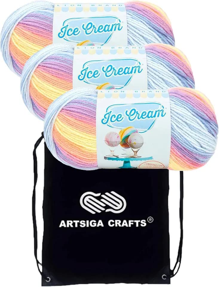 Lion Brand Yarn Ice Cream 923-220 Parfait