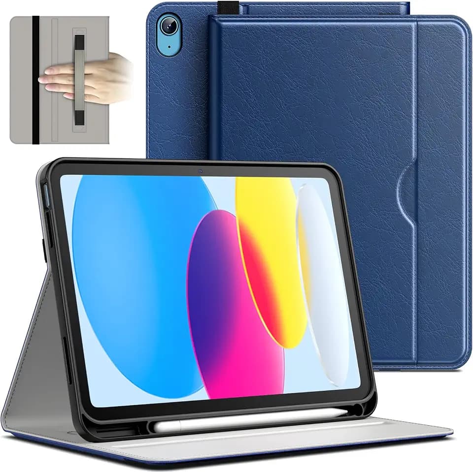 JETech Business Hülle für iPad (A16) 11./10. Gen, Navy