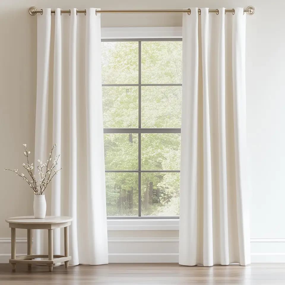 Topfinel 120 Inches Long Extra Long Cream Ivory Velvet Curtains for Living Room,Heavy Luxury Floor to Ceiling Grommet Boho Sound Absorbing Crushed Velve Drapes 2 Panels for Track System 10 FT