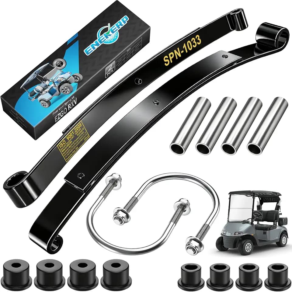 Heavy Duty Golf Cart Rear Leaf Spring Kit for EZGO RXV 2008-Up Gas & Elec
