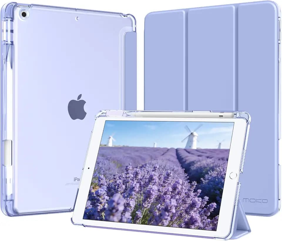 MoKo Hülle für iPad 9./8./7. Generation 10,2 Zoll mit Stifthalter
