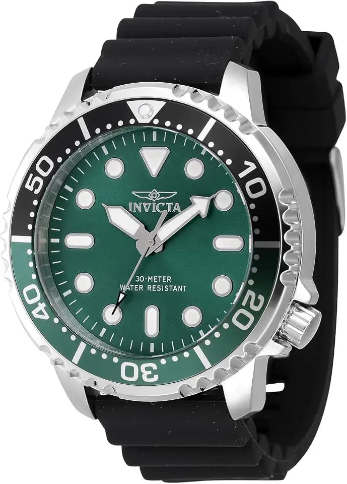 Invicta Pro Diver Men 48mm Stainless Steel Steel Green dial PC21J Quartz