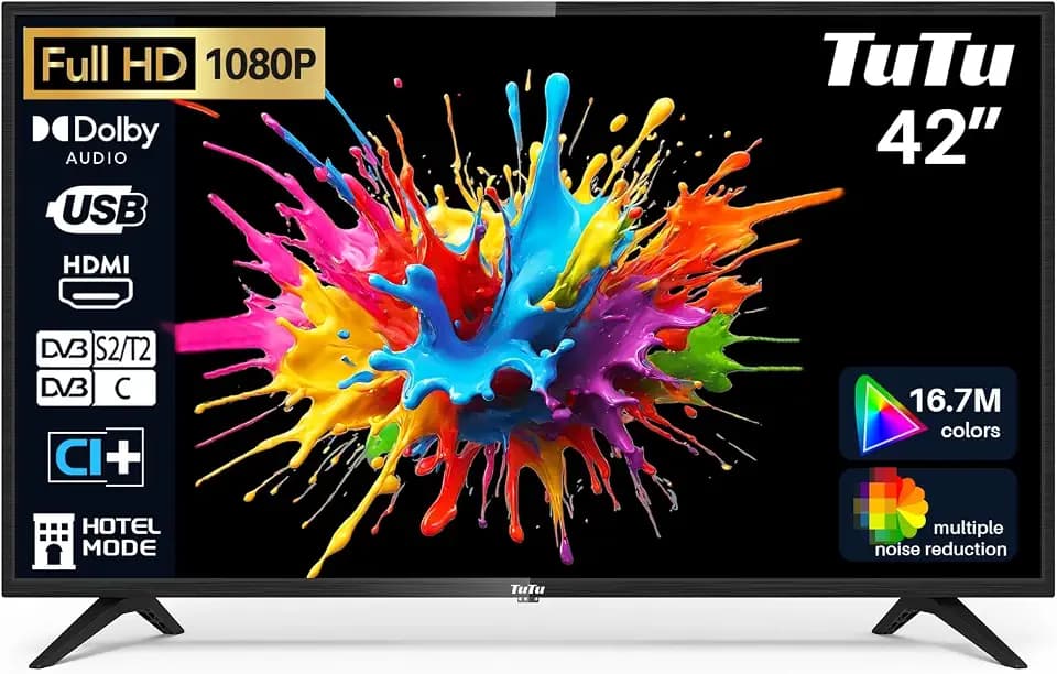 TuTu TUB42FD1N Fernseher 42 Zoll (107 cm), Full HD ohne Smart-Funktion