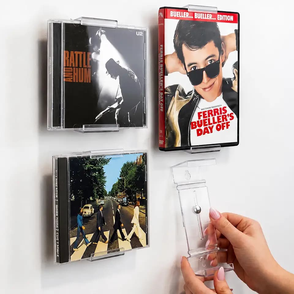 CollectorMount™ CD Display Wall Mount & Shelf Stand, 3 Pack