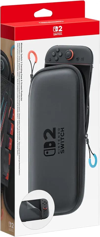 Nintendo Switch 2-Tasche und -Schutzfolie