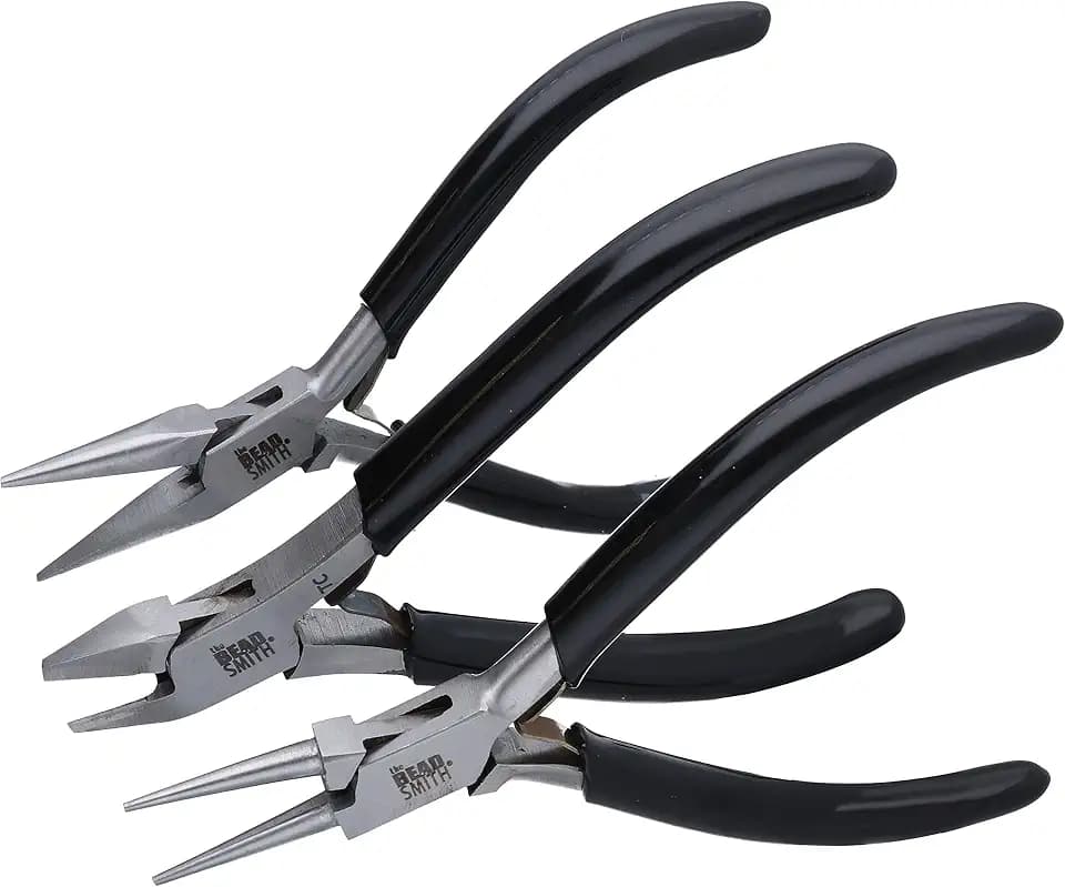 The Beadsmith Precision Series Pliers Set, 3-Piece Kit