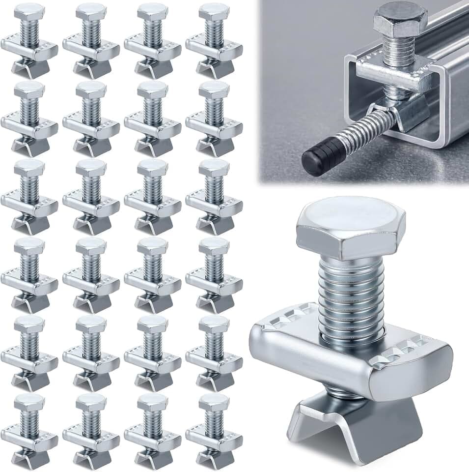 25 Pack Strut Channel Rod Stiffeners for 3/8"-5/8" Threaded Rods