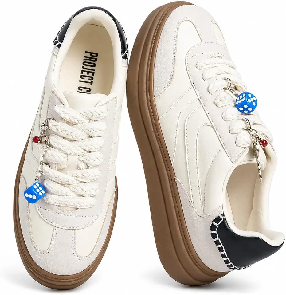 Project Cloud Fashion Platform Sneakers for Women Lace-up Womens Shoes