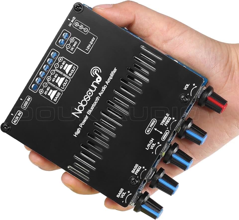 Nobsound HiFi 2.1 Kanal Bluetooth 5.0 Klasse D Leistungsverstärker Subwoofer Verstärker Audio Receiver TPA3116 Verstärkerplatine für passive Heimlautsprecher