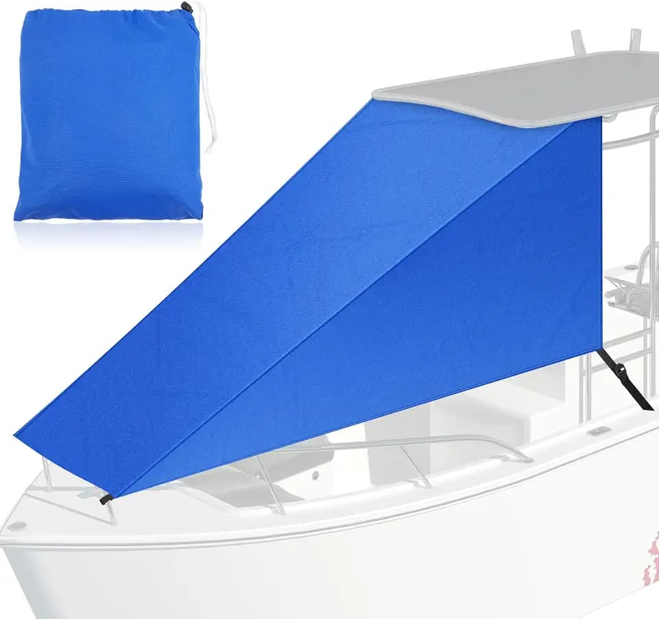 BBTO 6' x 7.5' T-top Bow Shade for Boat Cover