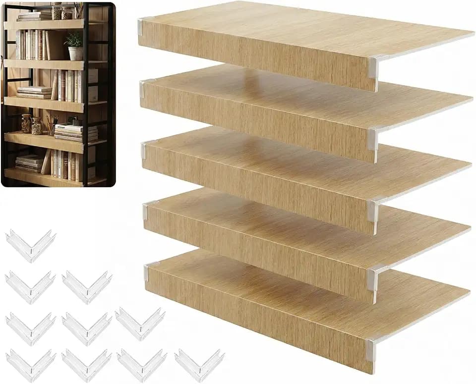 5-Pack Wire Shelf Covers, 32x12 Wire Rack Covers for Wire Shelving, PVC